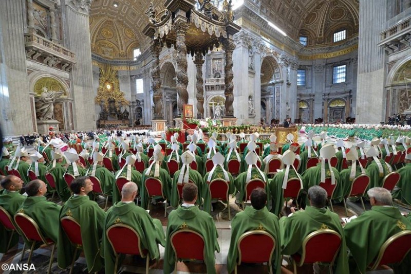 Thánh lễ bế mạc Thượng Hội Đồng Giám Mục thế giới .