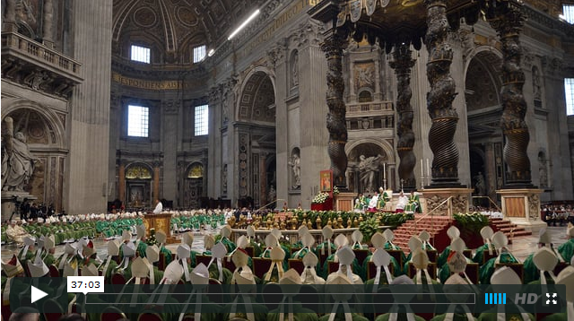 Video: Thế Giới Nhìn Từ Vatican 01/10 – 07/10/2015: Khai mạc Thượng Hội Đồng Giám Mục về Gia Đình