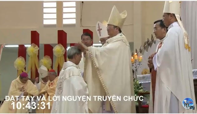 Thánh lễ tấn phong Tân Giám Mục Phêrô Huỳnh Văn Hai, Giám mục Vĩnh Long