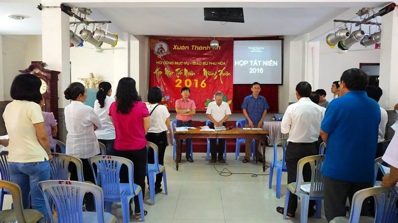 Hội đồng mục vụ giáo xứ họp mặt tất niên