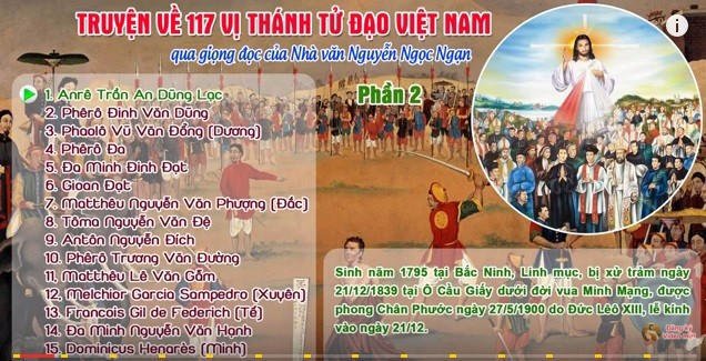 AUDIO : Truyện về 117 Vị Thánh Tử Đạo Việt Nam