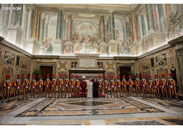 Đức Thánh Cha tiếp kiến các Vệ Binh Thụy Sĩ