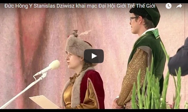 Video: Đức Hồng Y Stanislas Dziwisz khai mạc Đại Hội Giới Trẻ Thế Giới