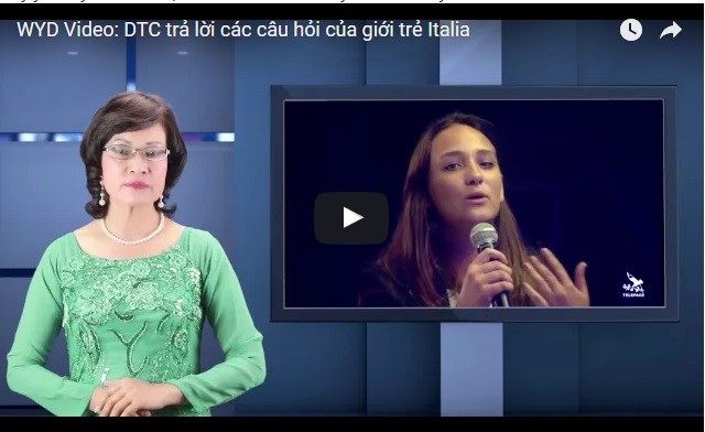 Video ĐTC gặp gỡ 77.000 bạn trẻ người Italia và trả lời câu hỏi của họ