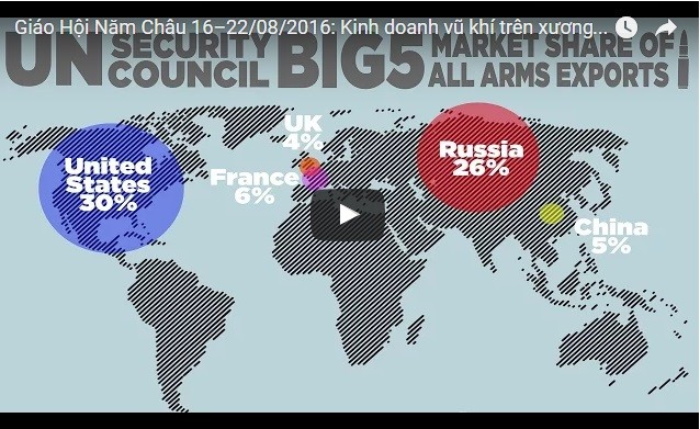 Video: Giáo Hội Năm Châu 16–22/08/2016: Kinh doanh vũ khí trên xương máu người Trung Đông