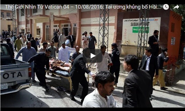 Video: Thế Giới Nhìn Từ Vatican 04 – 10/08/2016: Tai ương khủng bố Hồi Giáo – Cả một thế hệ luật sư bị giết