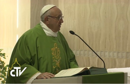 Bài chia sẻ Lời Chúa của Đức Thánh Cha trong thánh lễ