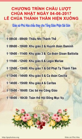 Thông báo: Chầu lượt Thánh Thể thay Giáo phận