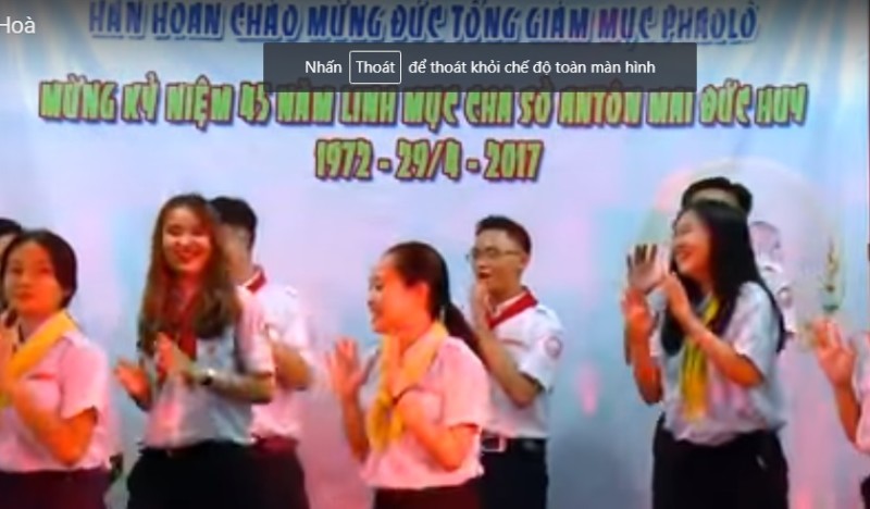 Văn nghệ mừng bổn mạng giáo xứ