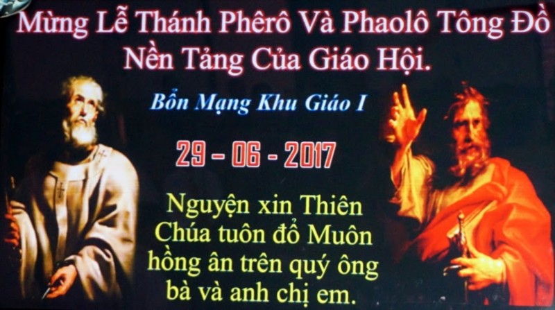 [Audio Thánh Lễ]Lễ kính Thánh Phêrô Và Phaolô Bổn Mạng Khu Giáo I Gx. Phú Hòa  Năm A.