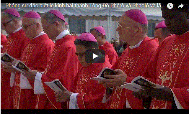 Video: Phóng sự đặc biệt lễ kính hai thánh Tông Đồ Phêrô