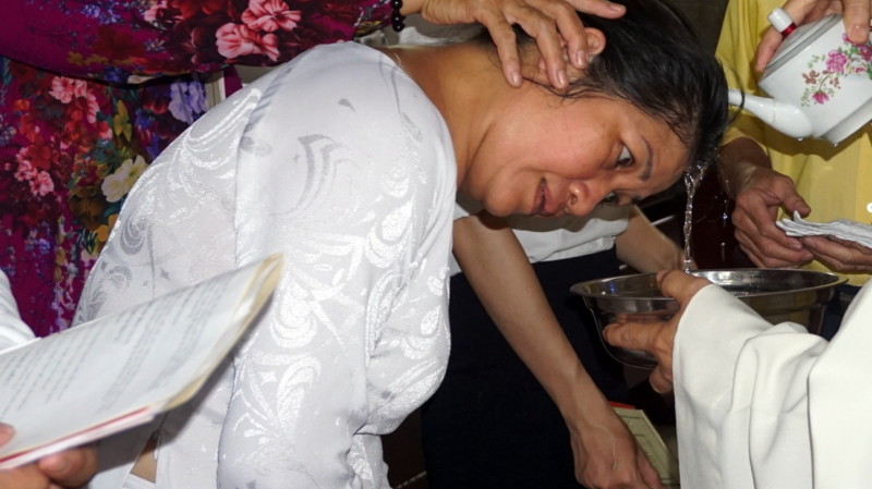 Giáo xứ Phú Hòa đón nhận Tân tòng