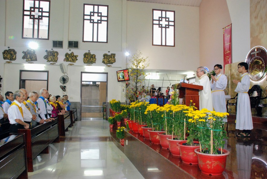 Thánh lễ chúc Thọ Quý Cụ cao niên