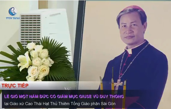 LỄ GIỖ MỘT NĂM ĐỨC CỐ GIÁM MỤC GIUSE VŨ DUY THỐNG