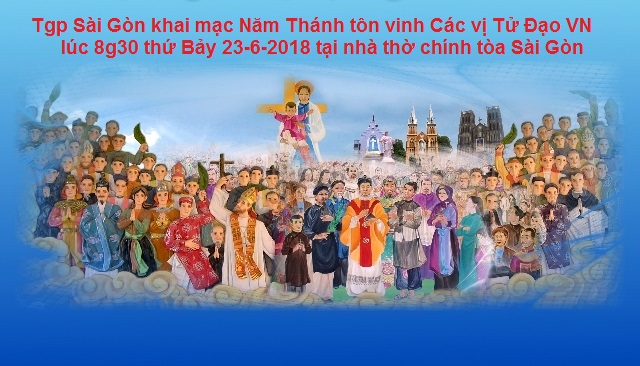 Thông báo: Tổng Giáo phận Sài Gòn khai mạc Năm Thánh 2018