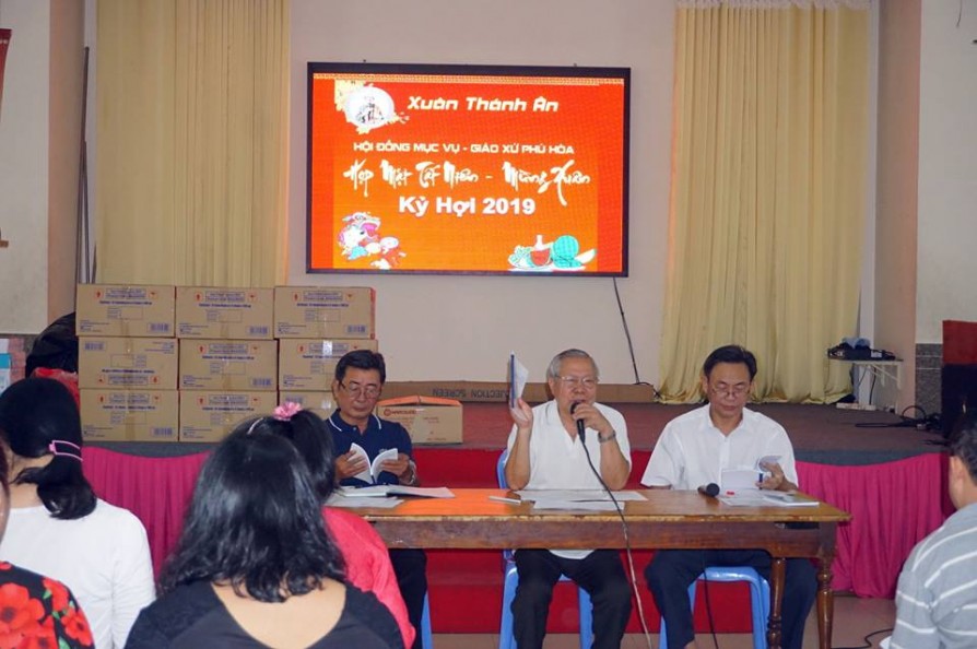 Hội đồng mục vụ giáo xứ họp tổng kết cuối năm