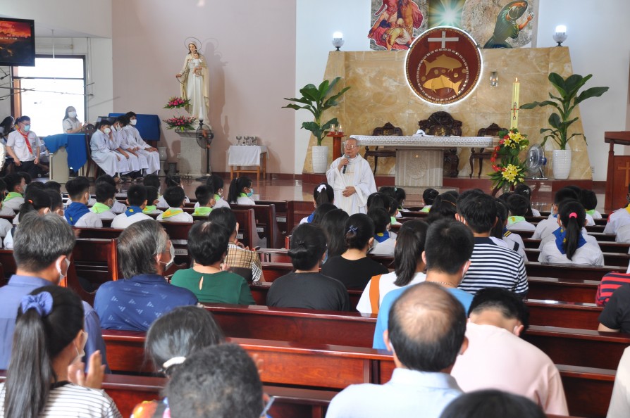 Thánh lễ Thiếu nhi đầu tiên sau đại dịch Covid 19