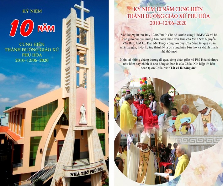 [AUDIO THÁNH LỄ] KỶ NIỆM 10 NĂM CUNG HIẾN THÁNH ĐƯỜNG GIÁO XỨ PHÚ HÒA NĂM A