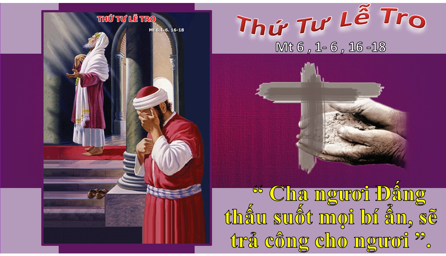 [AUDIO THÁNH LỄ] THỨ TƯ LỄ TRO-B