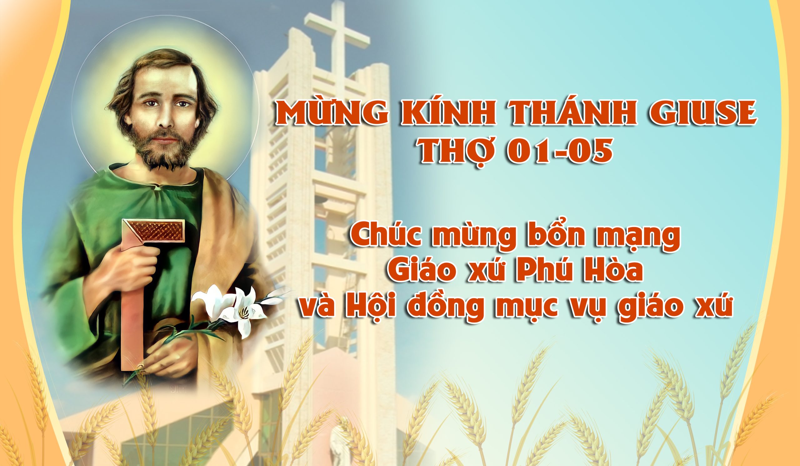 THÔNG BÁO: Thánh lễ kính Thánh Giuse Thợ Bổn mạng Giáo xứ