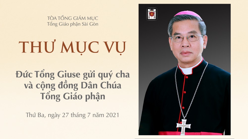 Thư mục vụ ngày 27-7-2021