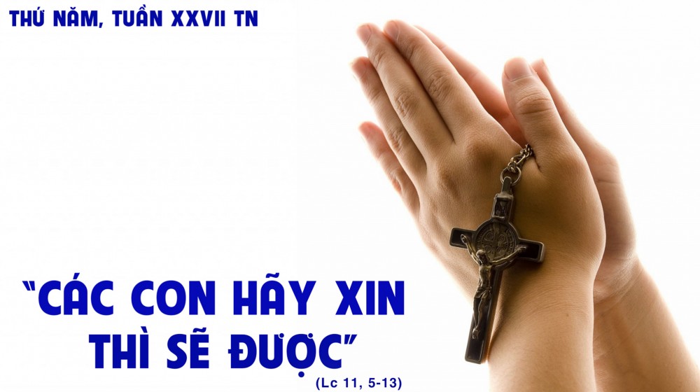 Thứ Năm Tuần XXVII Thường Niên : SIÊNG NĂNG LẦN HẠT MÂN CÔI