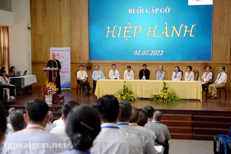 Tổng Giáo phận Sài Gòn: Buổi gặp gỡ Hiệp Hành ngày 2-7-2022