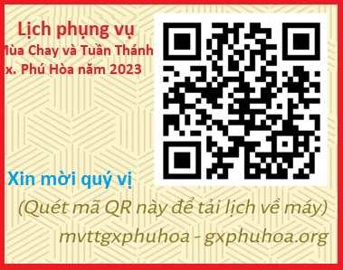 Lịch phụng vụ Mùa Chay và Tuần Thánh năm 2023