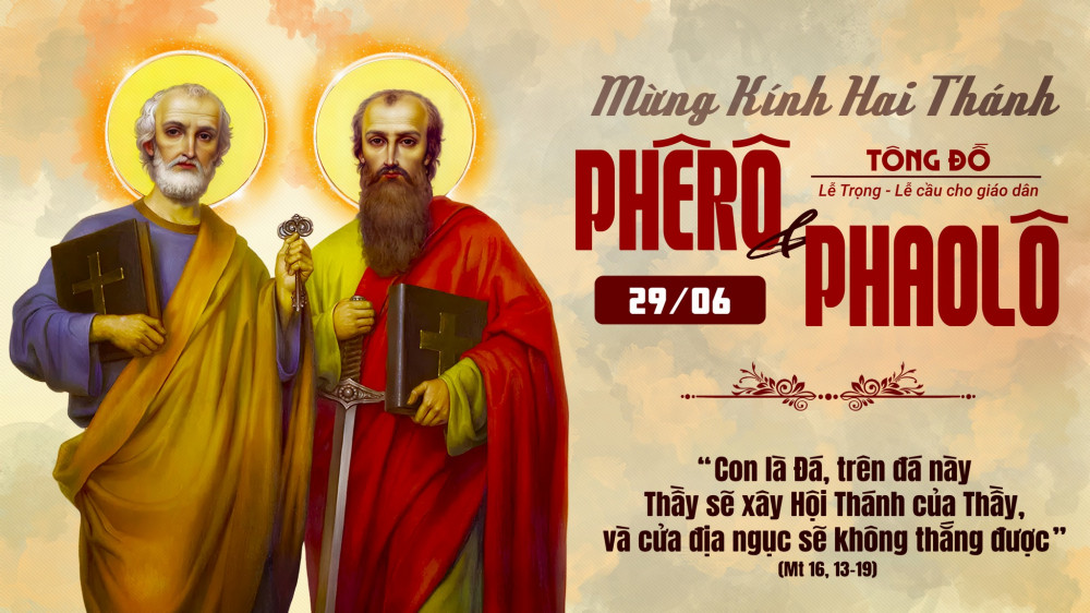 Thứ Năm tuần XII Mùa TN : Thánh Phêrô và Phaolô, Tông Đồ