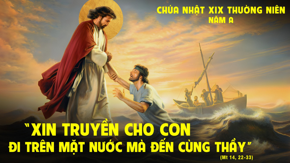 Chúa Nhật tuần XIX - TN : Xin hãy gia tăng lòng tin yếu kém nơi chúng con