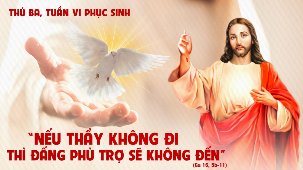 Thứ Ba trong tuần thứ Sáu Mùa Phục Sinh : Chúa Thánh Thần là Đấng tố cáo thế gian