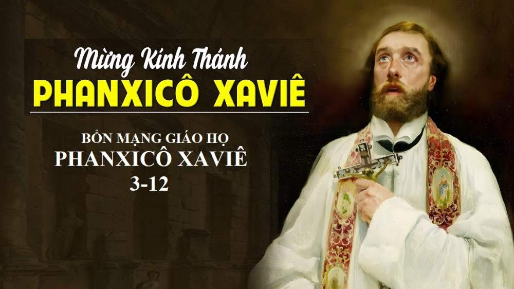 Thông báo: Thánh lễ Kính Thánh Phanxicô Xaviê Bổn mạng Giáo họ VI