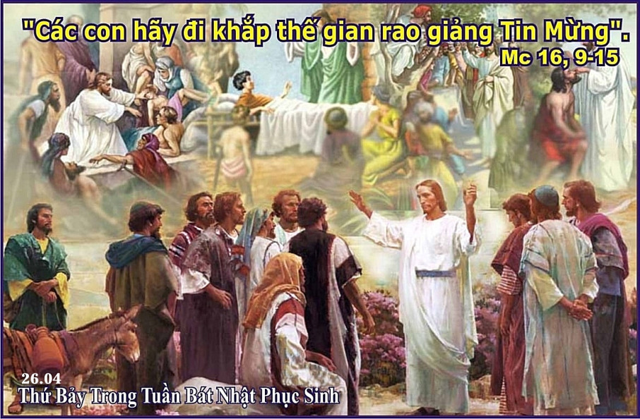 THỨ BẢY TUẦN BÁT NHẬT PHỤC SINH : SỰ HIỆN DIỆN SAU PHỤC SINH