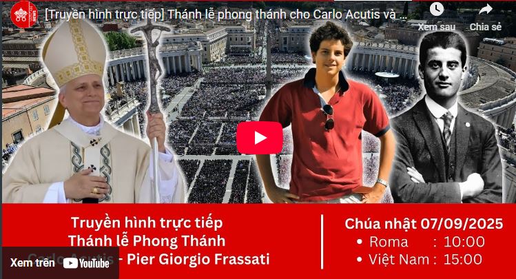 Truyền hình trực tiếp: Thánh lễ phong thánh cho Carlo Acutis và Pier Giorgio Frassati