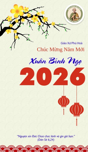 CHƯƠNG TRÌNH LỄ  MỪNG XUÂN BÍNH NGỌ 2026