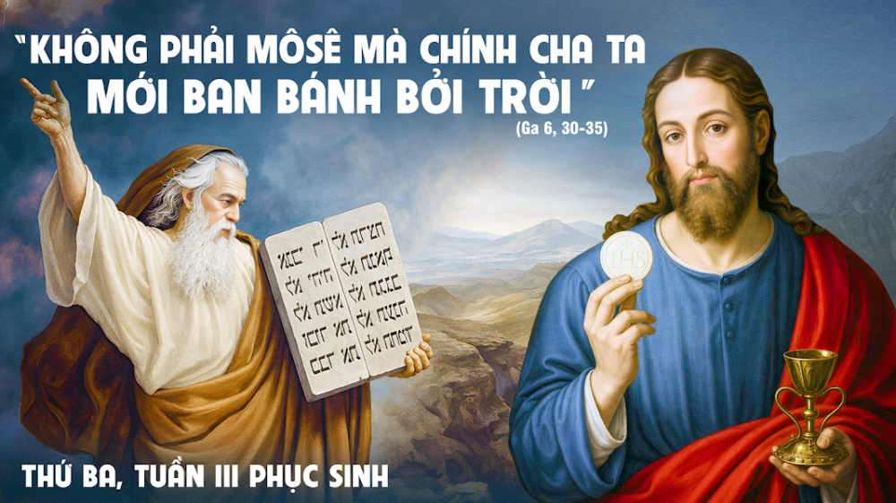 Thứ Ba Tuần III Phục Sinh : BÁNH TRƯỜNG SINH NUÔI DƯỠNG SỰ SỐNG ĐỜI ĐỜI