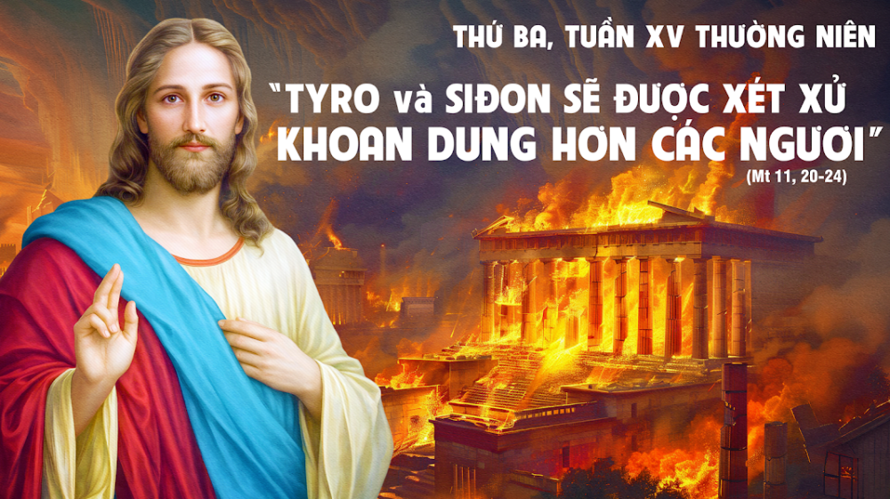 Thứ Ba Tuần XV TN :  KHỐN CHO NGƯƠI VÌ ĐÃ KHÔNG SÁM HỐI
