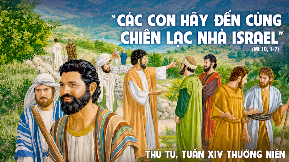 Thứ Tư Tuần XIV – TN : ĐƯỢC GỌI TÊN ĐỂ TRAO BAN QUYỀN NĂNG