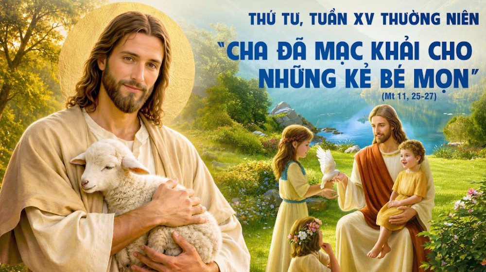 Thứ Tư Tuần XV – TN : MẶC KHẢI CHO NHỮNG KẺ BÉ MỌN