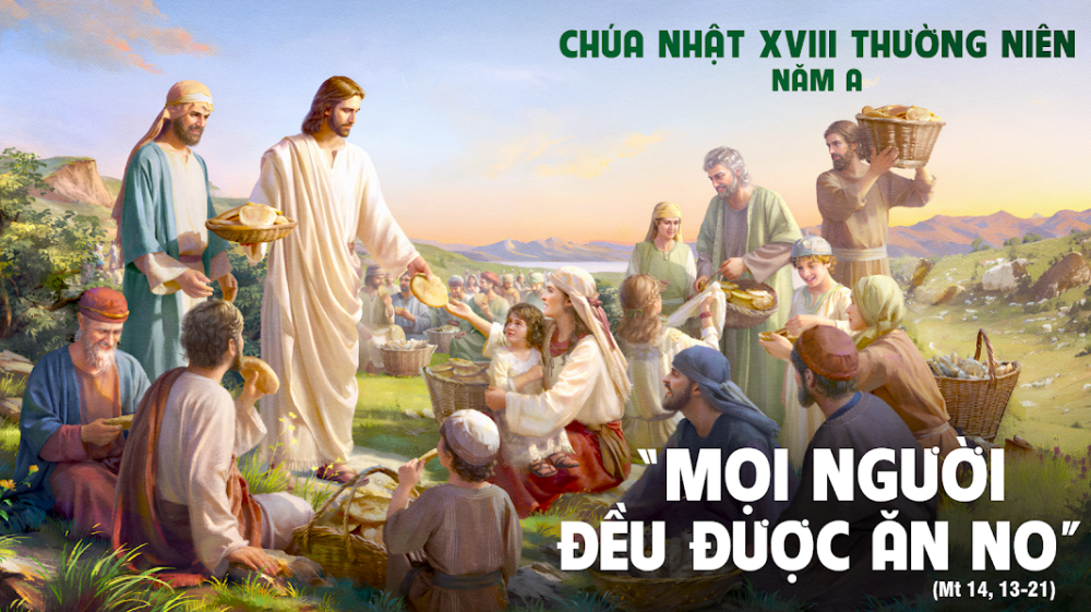 Chúa nhật Tuần XVIII – TN :  Chạnh lòng thương trước cơn đói của nhân loại