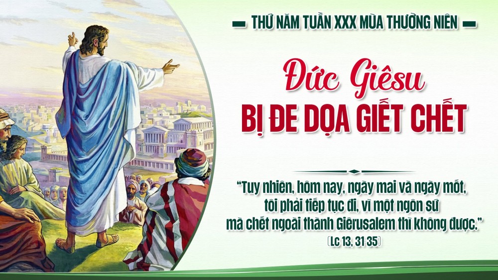 Thứ Năm Tuần XXX TN : Dưới cánh chim bằng tình yêu cứu độ